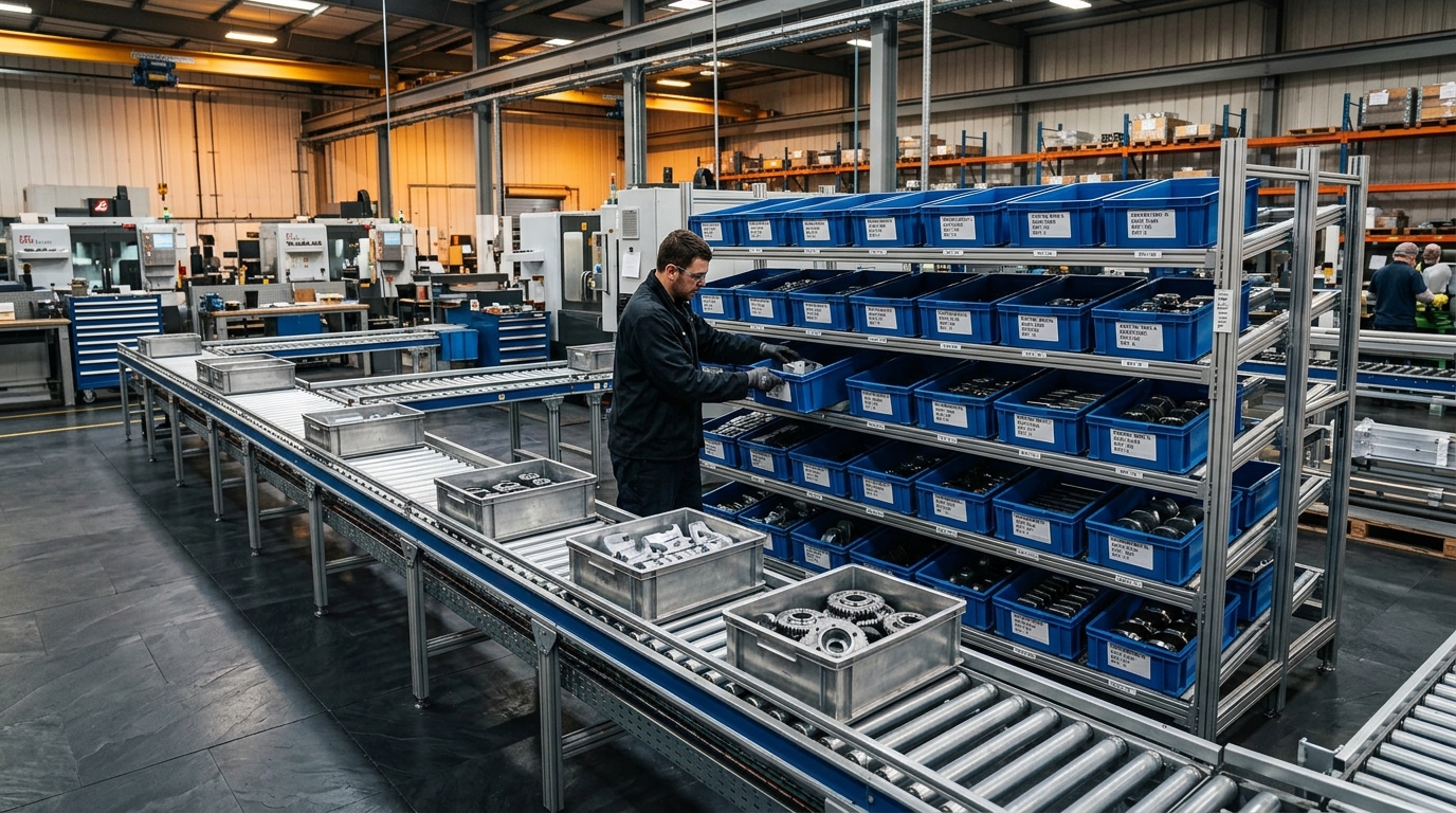 ZIGAA OEM Batch Component Manufacturing and Material Flow